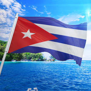 Prêt à expédier 3x5 Ft 100% Polyester <span class=keywords><strong>Cuba</strong></span> Drapeau avec œillets en laiton pour les promotions dans les assurances et l'éducation - Product Image 5