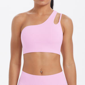 2025 nuovo Sportswear Activewear Top senza schienale Yoga palestra allenamento Fitness con cinturino singolo reggiseno sportivo da donna - Product Image 6