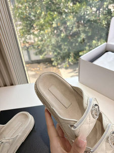 Sandali estivi in pelle a fondo piatto <span class=keywords><strong>con</strong></span> suola spessa in <span class=keywords><strong>Velcro</strong></span> a punta aperta da <span class=keywords><strong>donna</strong></span> scarpe da spiaggia stile <span class=keywords><strong>pantofole</strong></span> - Product Image 5