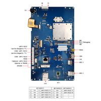 Módulo de pantalla de 5 pulgadas Rockchip Placa de control principal Android altamente integrada 800*480 1280*720 pantalla de visualización de alta definición