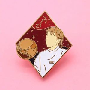 Pin de solapa personalizado Dyle de epoxi negro transparente, insignia de aleación de zinc, pin de esmalte duro de moda Kpop, económico - Product Image 1