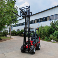Gelenkiger 4WD Geländestapler FL1000 1 Tonne Nutzlast für Bienenstock-Handling