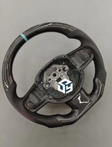 Volante de Fibra de Carbono para Volvo <span class=keywords><strong>XC40</strong></span>, S90, S60, V60, V90, S40, V40, XC60, <span class=keywords><strong>XC40</strong></span>, XC90, Modificación con Material de Cuero, Accesorio para Auto - Product Image 2