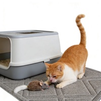 Prix Spécial Tapis de Litière pour Chat en PVC Écologique de Haute Qualité à Rayures Estivales Antidérapant Vente en Gros Fabricant