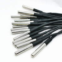 Sensor Suhu Digital, 1M / 2M / 3M DS18B20 Tahan Air Sensor Suhu Probe Termal 1.5M + Xh2. 54mm-3p
