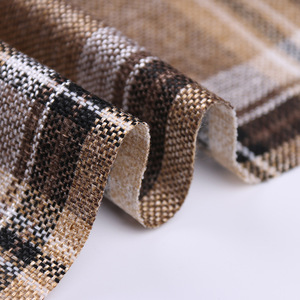 Couverture de table en polyester, tissu à carreaux, style lin, couverture de canapé, tissu à carreaux, 1 pièce, 100% - Product Image 5
