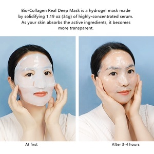 Mascarilla <span class=keywords><strong>Facial</strong></span> de Colágeno Ultrafina con Vitamina C de Marca Privada ODM, Hidratante, Reafirmante, Iluminadora, Antiarrugas, <span class=keywords><strong>Limpieza</strong></span> Profunda, Tamaño Viaje - Product Image 2