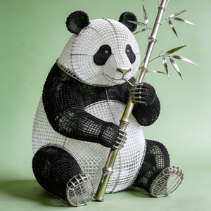 Escultura Moderna <span class=keywords><strong>de</strong></span> Animales en Malla Metálica con Técnica <span class=keywords><strong>de</strong></span> Soldadura para Decoración <span class=keywords><strong>de</strong></span> Exteriores en Jardines, Hogares y Espacios Públicos - Product Image 1