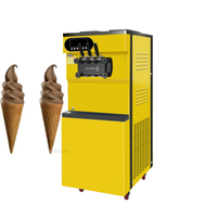 Machine à crème glacée molle automatique de haute qualité, machine à crème glacée molle électrique commerciale