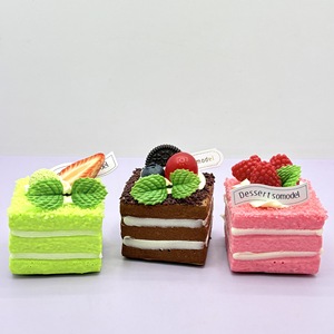Cute Simulation Cake Slow Rebound Pinch <b>Toy</b> Creative Food Themed Stress Relief Gadget for Kids and <b>Desk</b> Decor - Product Image 5