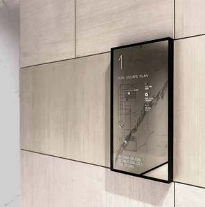 Brandnewsign Señalización de piso interior Centro Comercial Minorista Edificio de oficinas Señalización Toliet Baño Sala de reuniones Placa de señal - Product Image 1