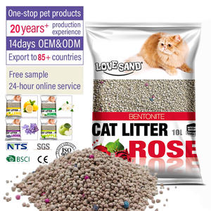 Litière pour chat en bentonite agglomérante pour chaton, sans poussière, agglomération rapide, non toxique, désodorisation longue durée, sable pour chat - Product Image 1