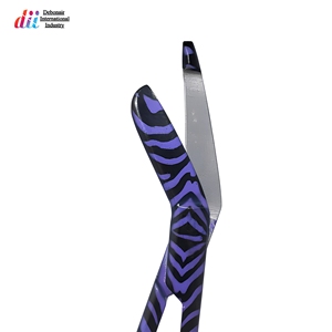 Tijeras de vendaje Zebra Lister moradas y negras de 14 cm, de acero inoxidable, para uso médico, proveedor mayorista líder - Product Image 6