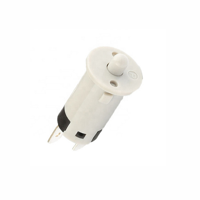 3A  Refrigerator Door Light Switch Mini Door Switch White Black Momentary Push Button Switch for Refrigerator