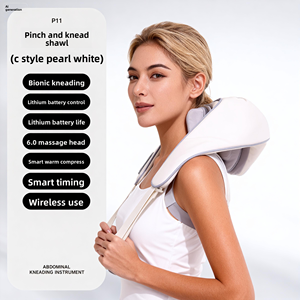 Massaggiatore collo spalla personalizzato trapezio massaggiatore cervicale Cross Border casa uso morsetto impastare collo riscaldamento massaggio scialle - Product Image 5