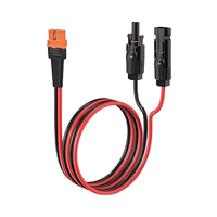 Câble solaire avec connecteur MC-Four à 30A, câble de charge de batterie pour faisceau de câblage de panneaux photovoltaïques