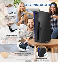 Coque de protection mate pour console PlayStation 5, accessoires PS5, plaque frontale de remplacement pour PS-03-01, skins