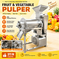 1. Industriële schroefpers voor fruitverwerking, 3T/H automatische fruitvermaler en -sapcentrifuge voor fruitverwerkingslijnen