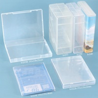 Boîtes de rangement transparentes en plastique SUNSHING pour autocollants, tampons en caoutchouc, DVD, loisirs créatifs et scrapbooking