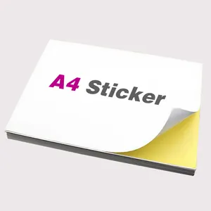 8.27 "X 11.69" Afdrukbare Waterdichte Zelfklevende Glossy/Mat Sticker Vel Voor Inkjet Laser Printer A4 Vinyl Sticker Papier