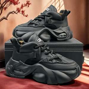 รองเท้าผ้าใบลำลองสไตล์ Dad Sneakers นุ่มสบาย เหมาะกับการเดิน พร้อมพื้นรองเท้าหนาแบบ Chunky Style - Product Image 5