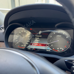 MOOKAKA 12.3 pouces Linux cluster numérique pour Mercedes Benz ML GL GLE <span class=keywords><strong>GLES</strong></span> G 2013-2020 avec Carplay Auto LCD tableau de bord compteur de vitesse - Product Image 1