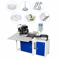 Machine de pliage automatique de fil à 4 axes de 2 à 6 mm avec système de pliage et de soudage bout à bout de haute précision pour la production métallique