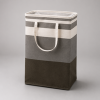 Panier à linge pliable grande capacité en toile imperméable, sac de rangement pour vêtements sales et jouets