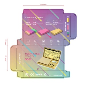 Xách Tay Nhỏ 3D Đầy Màu Sắc Điện Tử Quy Mô 200G 0.01G Thuốc Lá <span class=keywords><strong>Gram</strong></span> Cân Bằng Trọng Lượng Hộ Gia Đình Đồ Trang Sức Quy Mô Túi Quy Mô - Product Image 6