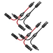 Solar Panel Y Branch Connector 1 to 2 1 to 3 Male Female for Branch Connectors Cable Solar 4mm 6mm Mc Tuv