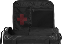 Sac de voyage grand format 120L Helly Hansen noir imperméable convertible en sac à dos avec doubles poignées pour le sport et les voyages