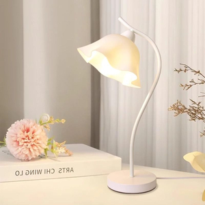 Lampe de table moderne en cristal noir avec abat-jour en lin, col flexible, lumière LED chaude 2700K, AC, écologique, protection des yeux, pour chambre à coucher - Product Image 5
