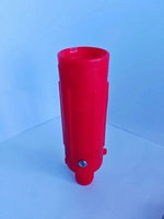 Facoty haute qualité 3/4 "buse de bobine de tuyau d'incendie en plastique rouge 1" buse de lutte contre l'incendie pour tuyau de bobine de tuyau