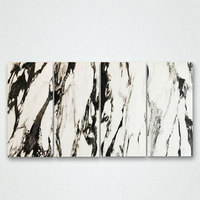 Carreaux de sol en pierre de luxe modernes haut de gamme 60x120cm en porcelaine émaillée pour salon, hall d'hôtel, extérieur
