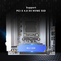 Tarjeta Madre AMD B650 PLUS ITX, Ranura AM5, Compatible con Procesadores Ryzen Serie 7000 y 8000, DDR5 MAX 96GB, M.2 SSD, PCIE4.0