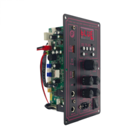 Carte d'amplification audio numérique professionnelle double 50W
