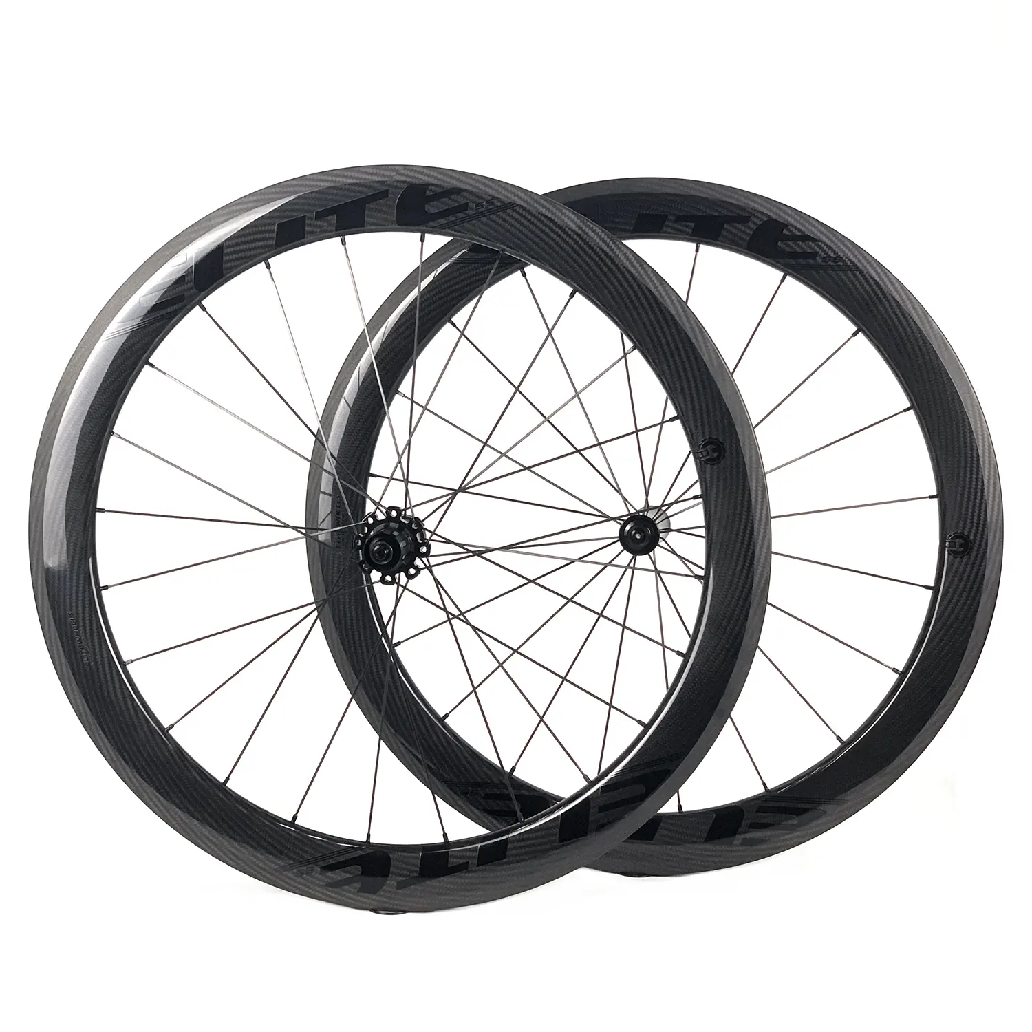 ELITEWHEELS ENT 700c Carbon Fiber Wheel set Cycling tubeless Carbon Wheels Road Bike Bicycle Wheelset