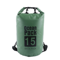 Bolsas impermeables flotantes de PVC para senderismo, bolsas de secado al océano duraderas