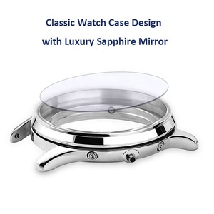 Boîtier de montre personnalisé avec logo OEM en acier inoxydable 316L de 42 mm, poli + brossé, compatible avec Miyota 9015 9039 8215 SW200 - Product Image 1