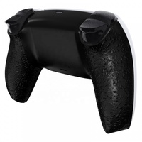 Coques de remplacement pour manettes de jeu, en caoutchouc noir personnalisé, coque arrière pour manette Dualsense PS5, coque inférieure