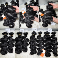 Lot de Cheveux Naturels 15A Double Drawn Body Wave pour Femmes, Cheveux Humains Bruts Alignés dans le Sens de la Cuticule, Vente en Gros, Fournisseur de Cheveux Vierges