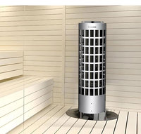 Nouveau design, four à vapeur électrique traditionnel en acier inoxydable de 4,5 kW à commande informatique pour salles de sauna (8-11m)