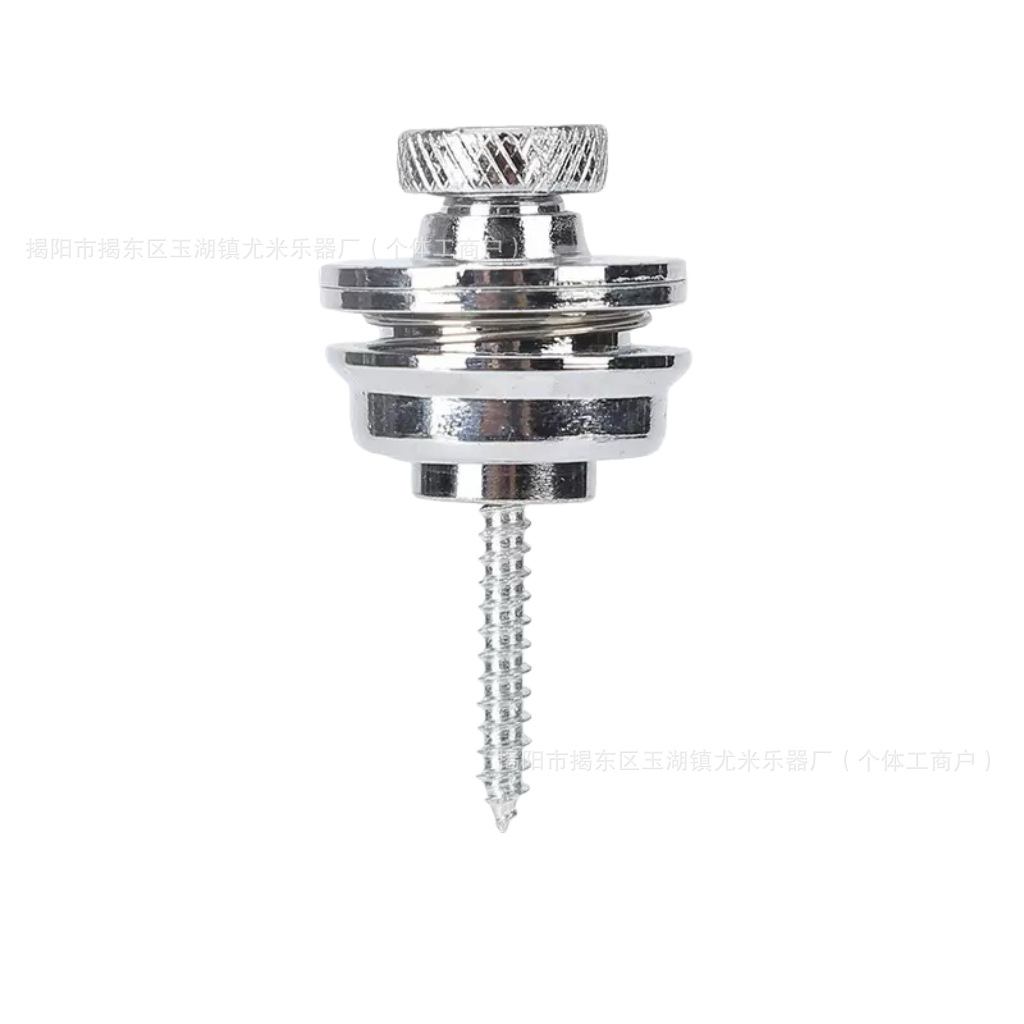 Press-type [Silver] shoulder strap studs
