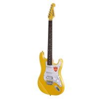 Gitar Elektrik Bullfighter D-135S OEM 6-String dengan Bridge, Veneer Maple Quilted, 24 Fret, Pickup S-S-H, dan Fretboard Rosewood