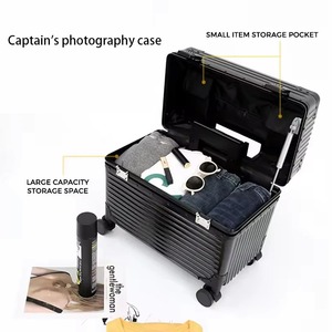 Valise Spinner Pilot à ouverture par le haut, boîte photo à cadre en aluminium, 18-20 pouces, petit bagage cabine pour appareil photo - Product Image 5