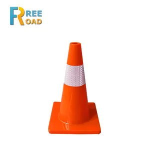 45cm Colored PVC Road Traffic Safety Cones