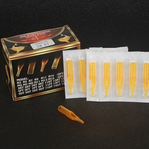 เข็ม<span class=keywords><strong>สัก</strong></span>ลายแบบใช้แล้วทิ้งปลายพลาสติกยี่ห้อ YABA Wholesale Golden Shark - Product Image 3