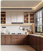 Porte d'armoire en bois de style chinois sur mesure, différentes couleurs, matériau mélamine/HPL, armoire de cuisine, portes d'armoire de cuisine