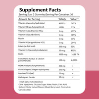 Vente en gros de gommes à la vitamine et au collagène, qualité beauté de la peau