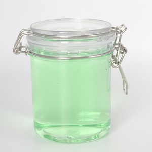 Good Price 500ml PET <b>Plastic</b> Storage <b>Jar</b> With Flip Top Lid for Food Cookie Honey - Product Image 5
